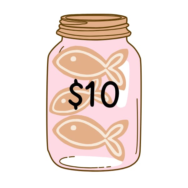 $10 for Treats Jar