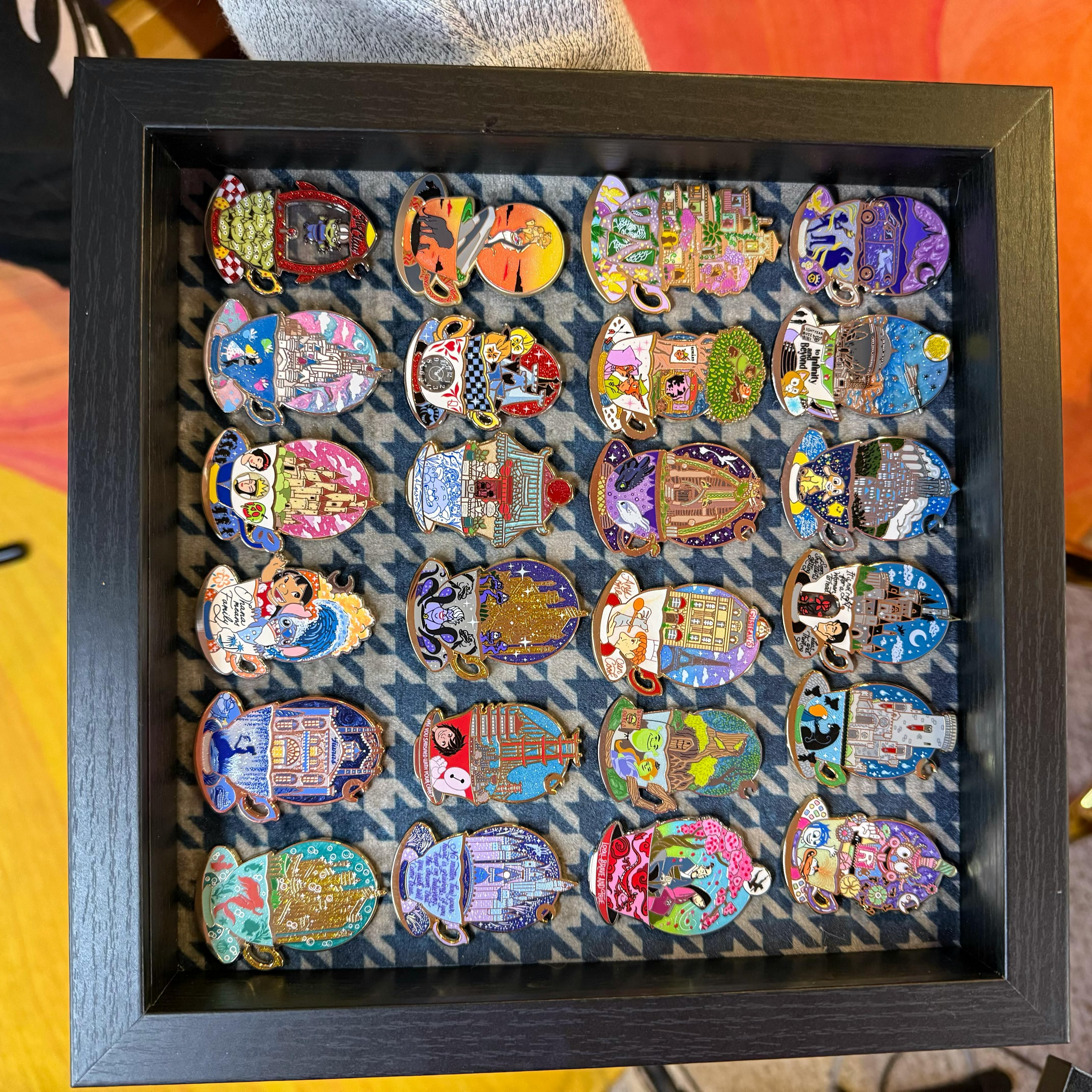 Animation Teacup pins- 5 pin BLIND bundle