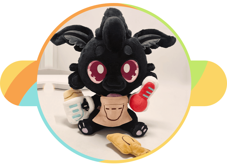 Monty Mothman and his Eclipse Pals: Plushies! Project Update: 🕯️ Monty ...