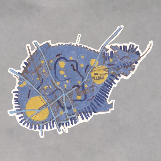 Mycoplasma Bacteria Sticker