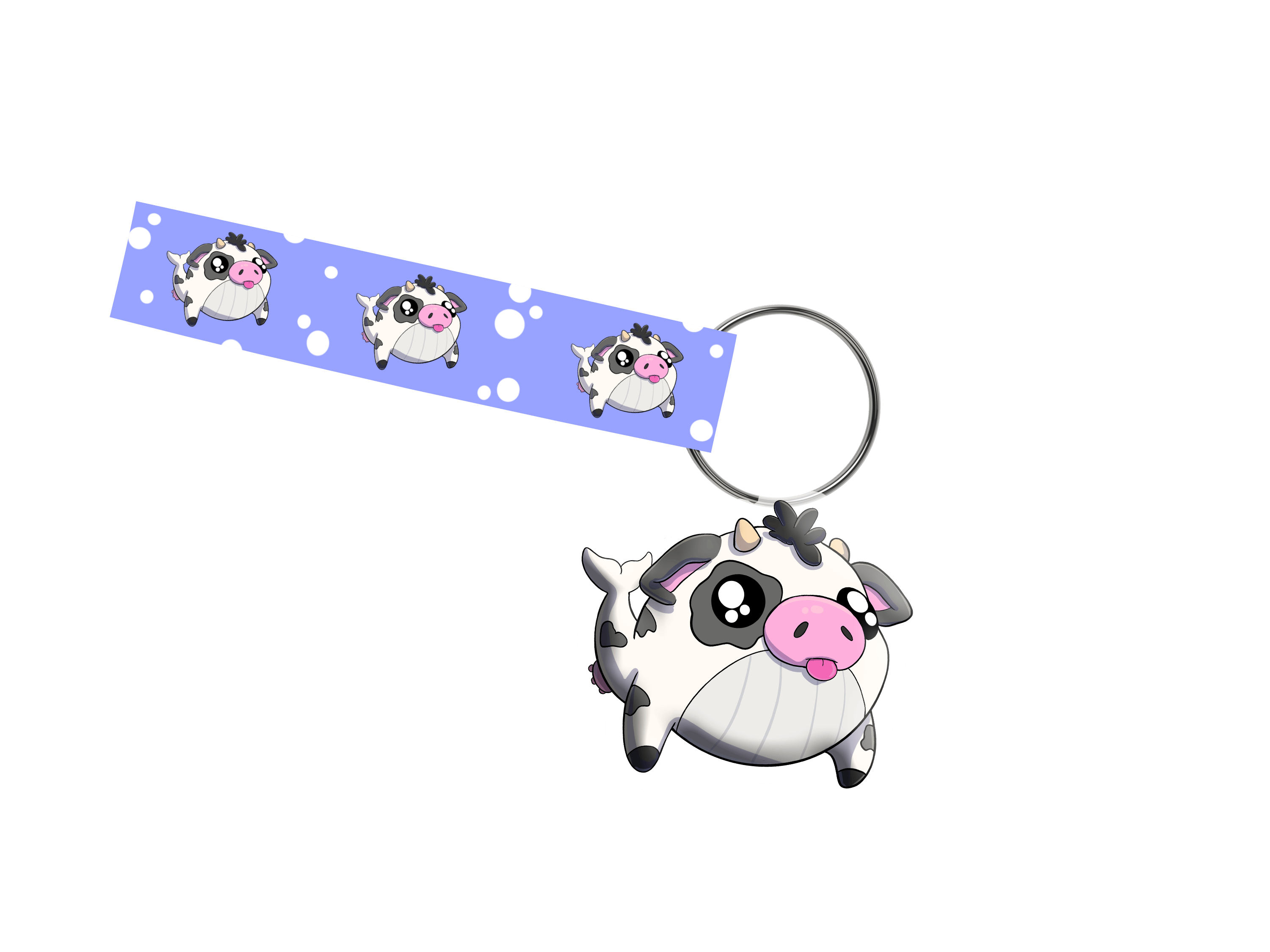 WOW Keychain w/ Wrist Lanyard