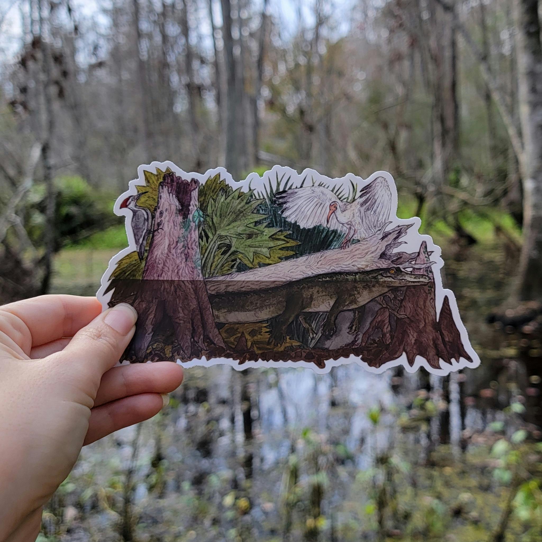 Camouflage Bumper Sticker