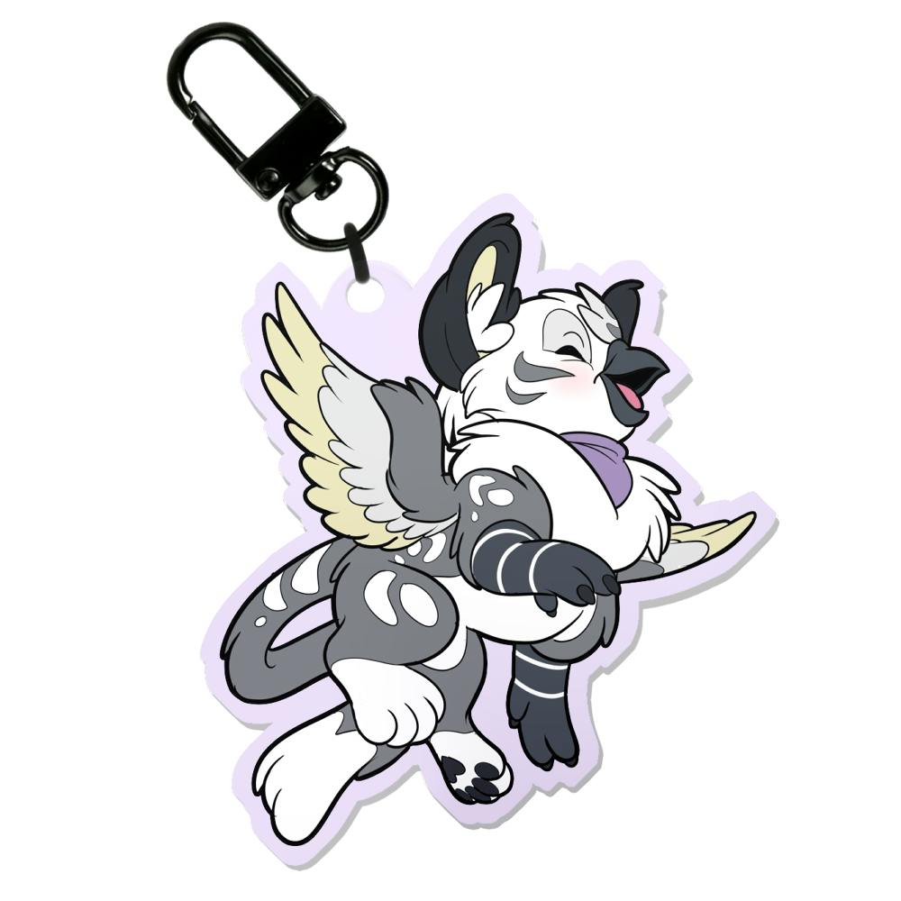 NEWLY UNLOCKED: Sesame Gryphon Acrylic Keychain by McMadMissile!