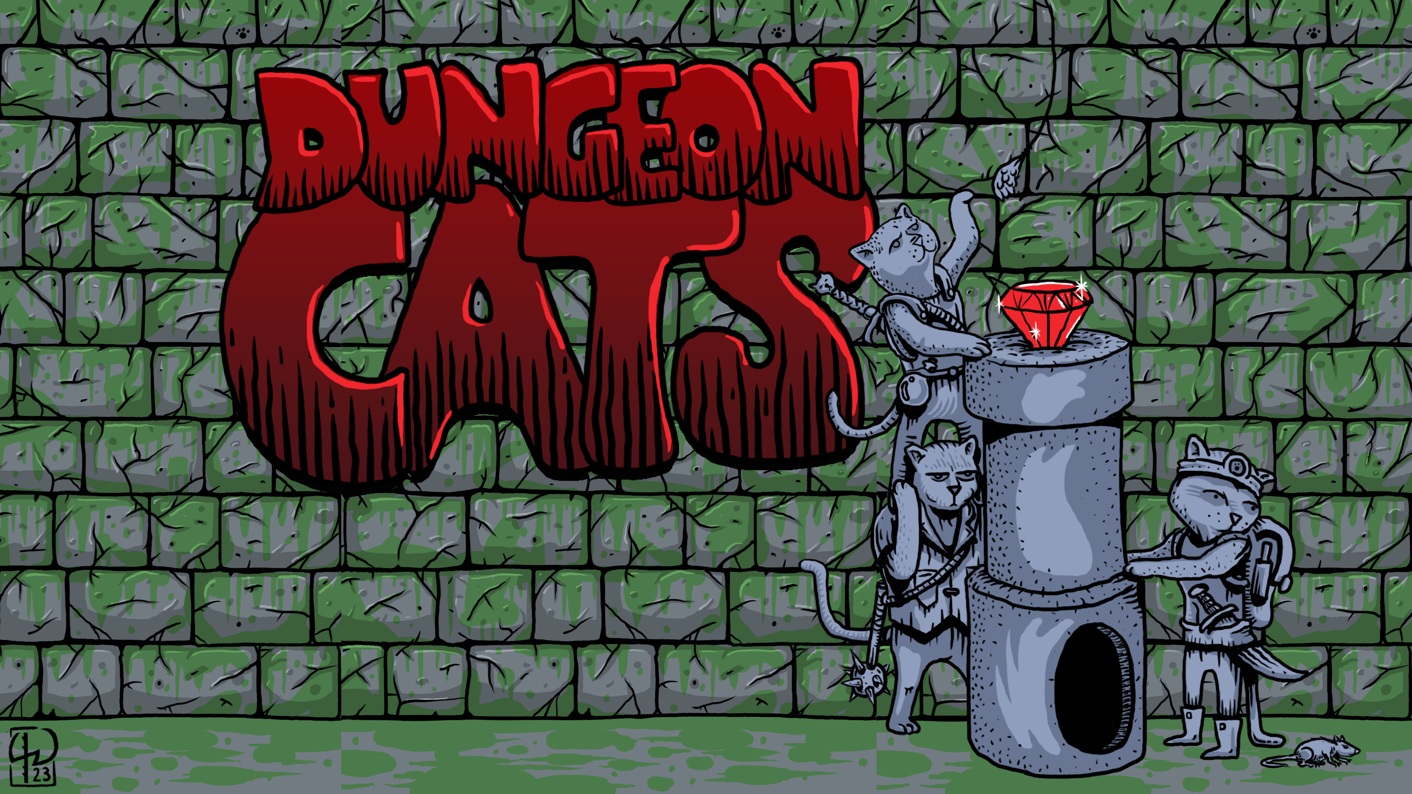 Dungeon Cats - Rules fluffy TTRPG about Cats in Dungeons