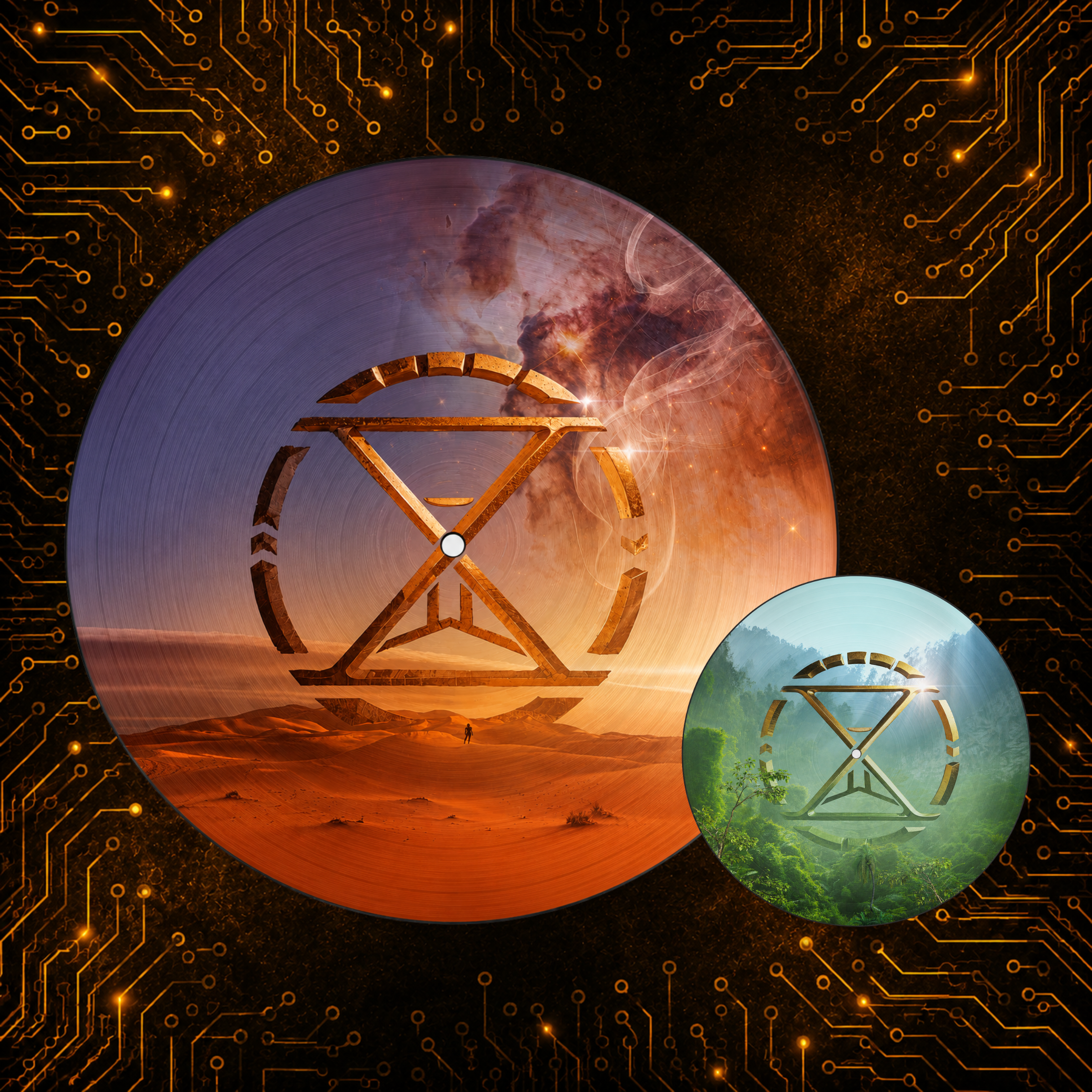 The Golden Hourglass 12" Vinyl PIcture Disc