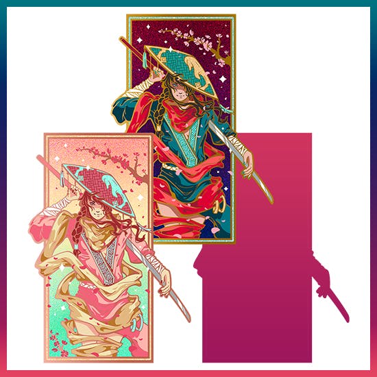 ✦ SET - 3 Enamel Pins ✦