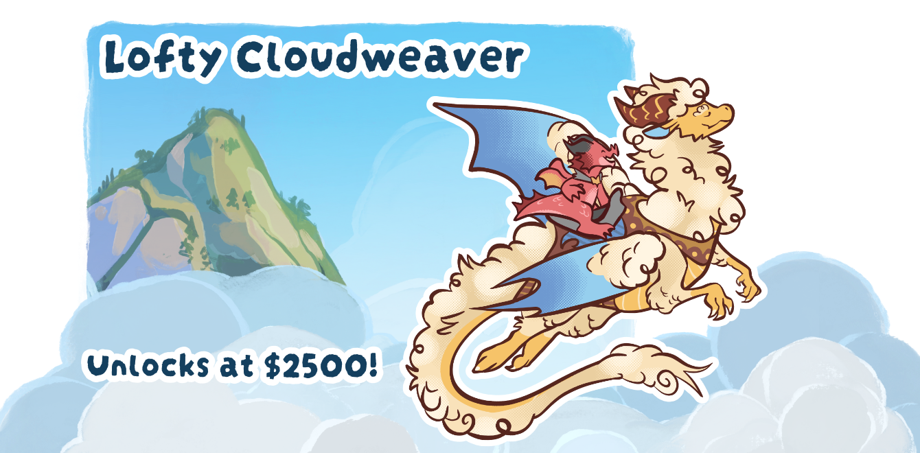 Discover the Lofty Cloudweaver on the mountain tops!