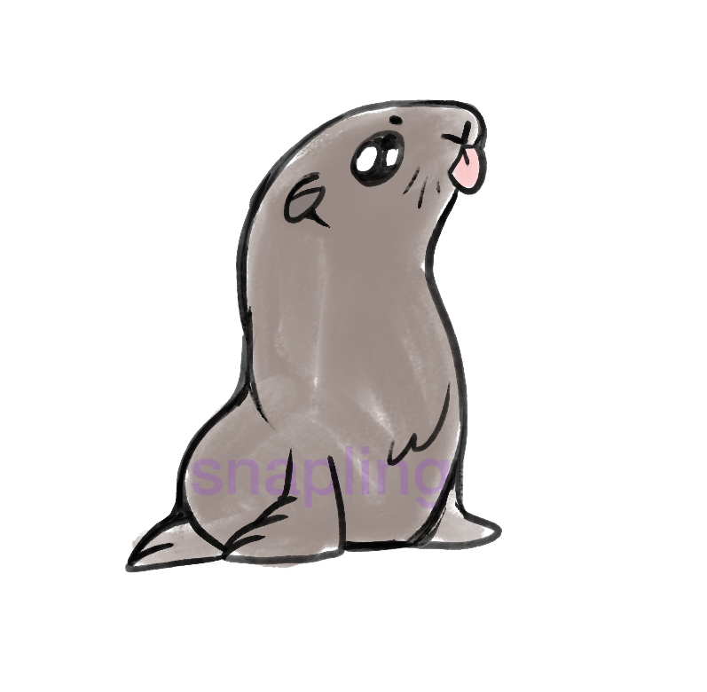 Baby Sea Lion (1.5" Baby Seal Pin)
