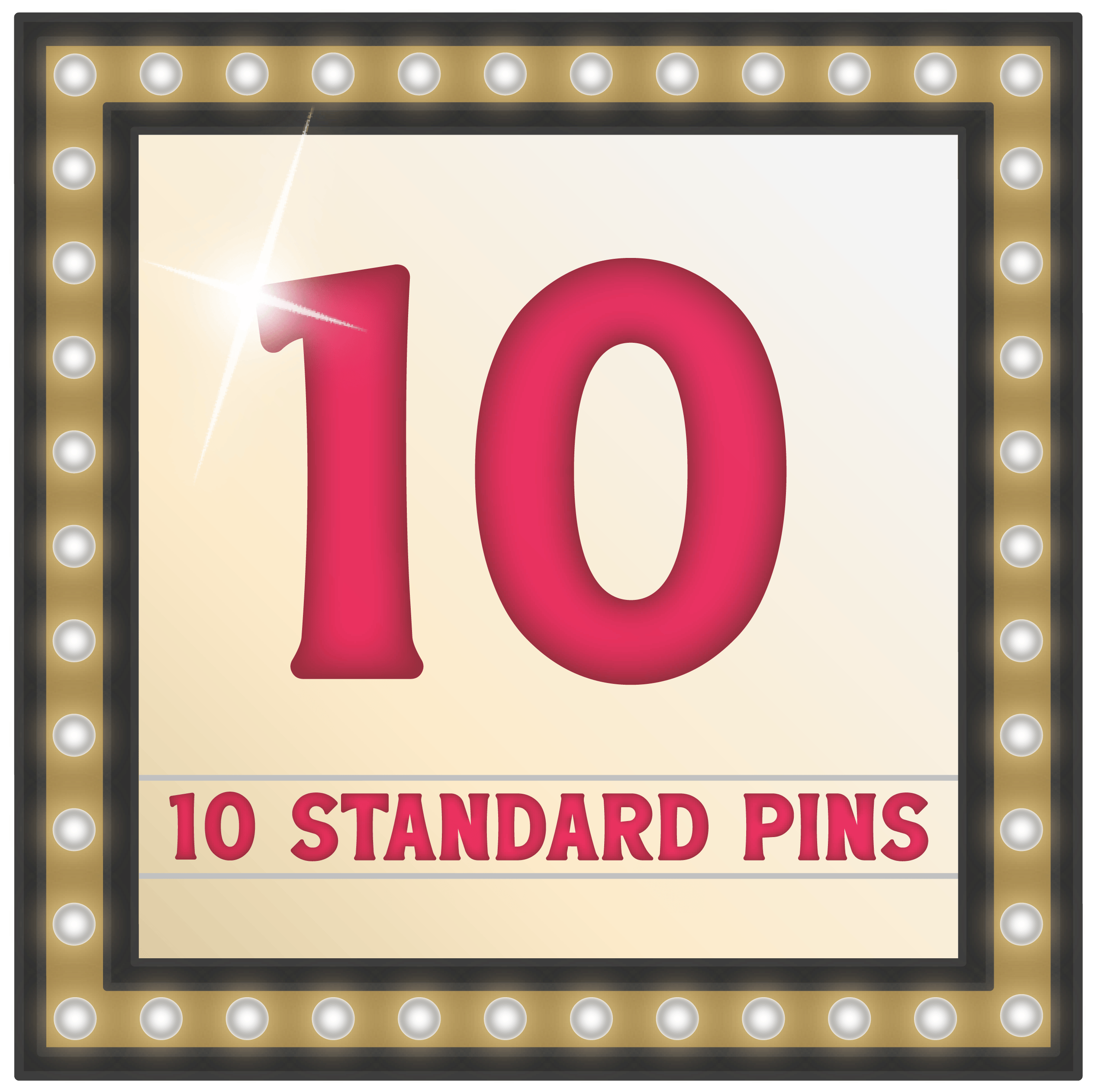 Ten Standard Pins