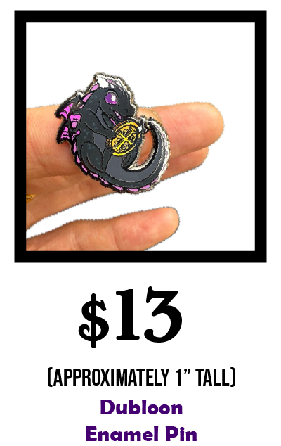 Dubloon Enamel Pin