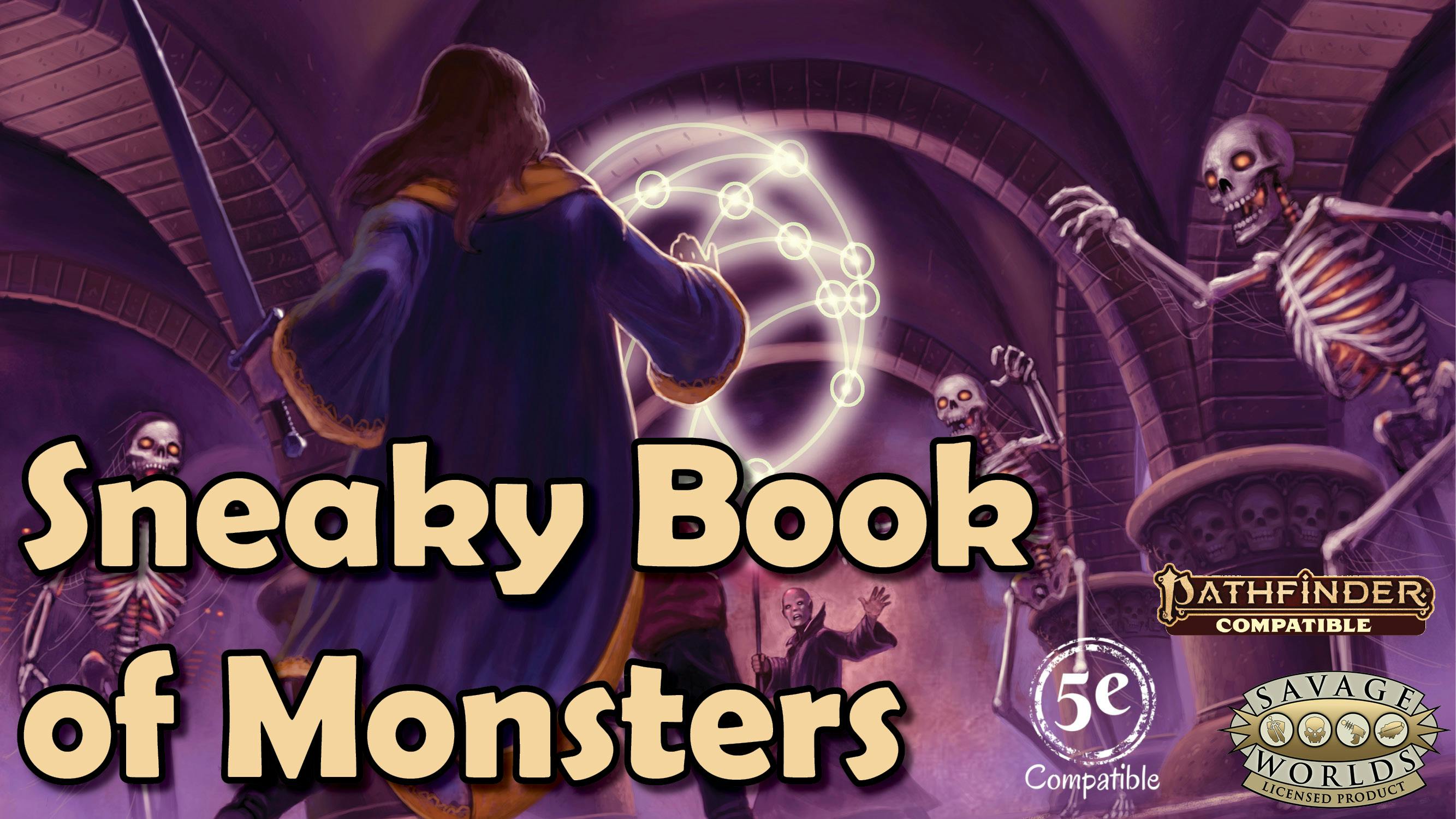 Sneaky Book of Monsters - D&D, Pathfinder, and Savage Worlds