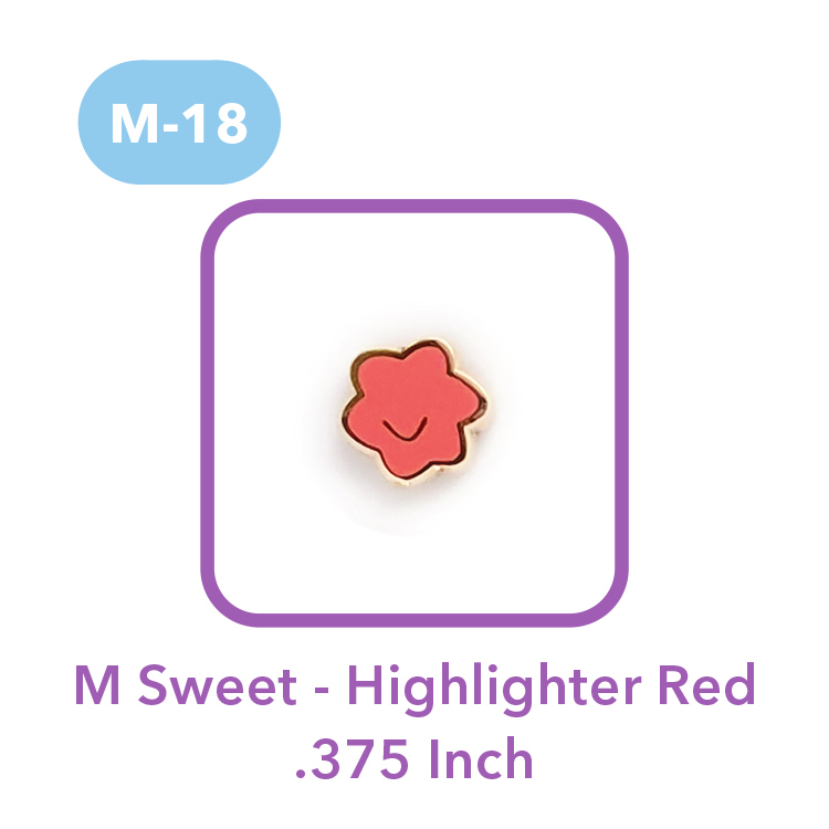 M-18 - Mini Sweet - Highlighter Red