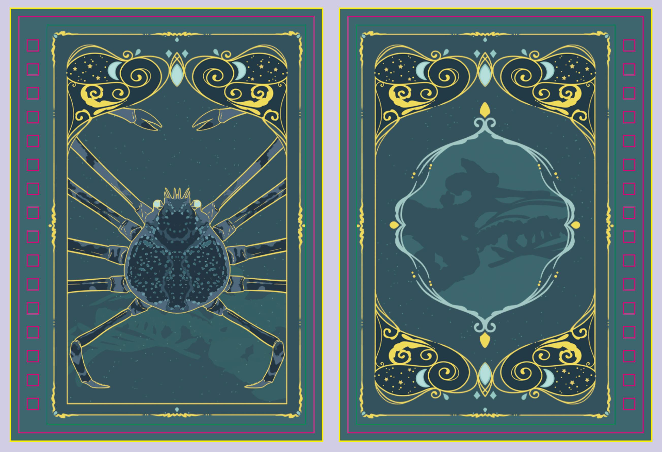 A6 Sticker Book Longclaw Spidercrab