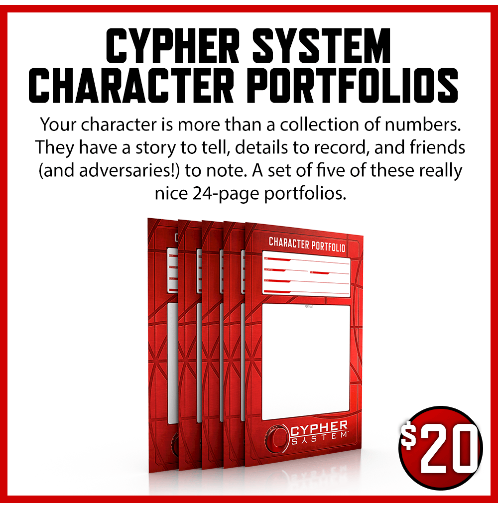 Character Portfolios (set of 5)