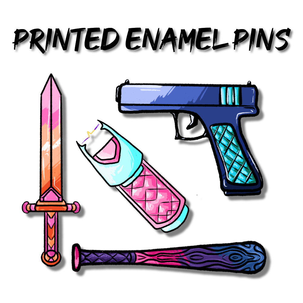 Printed Enamel Pin