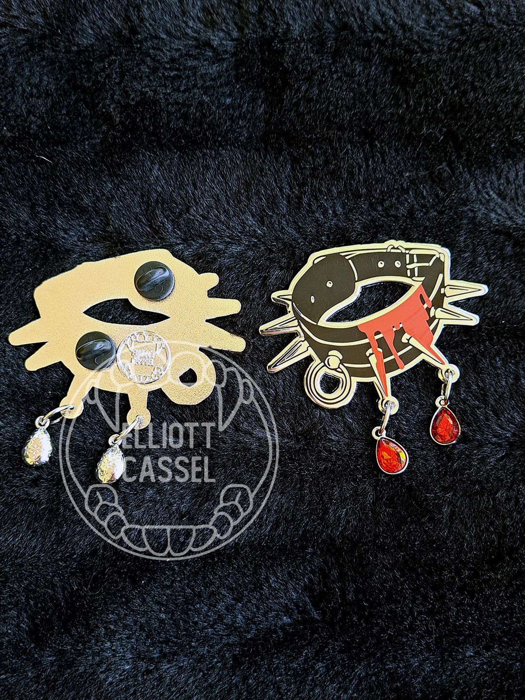 Sin in My Heart "Bloody Collar" Pin