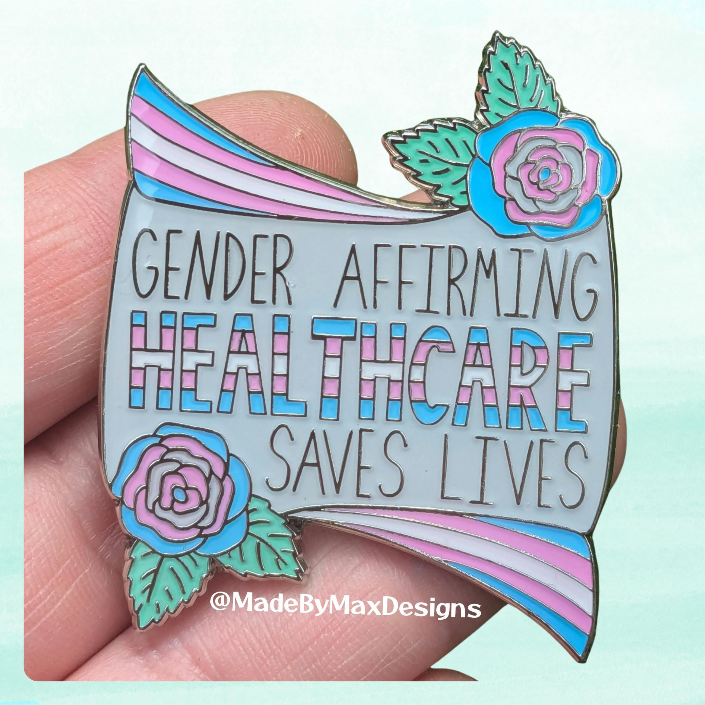Gender Affirming Healthcare Enamel Pin