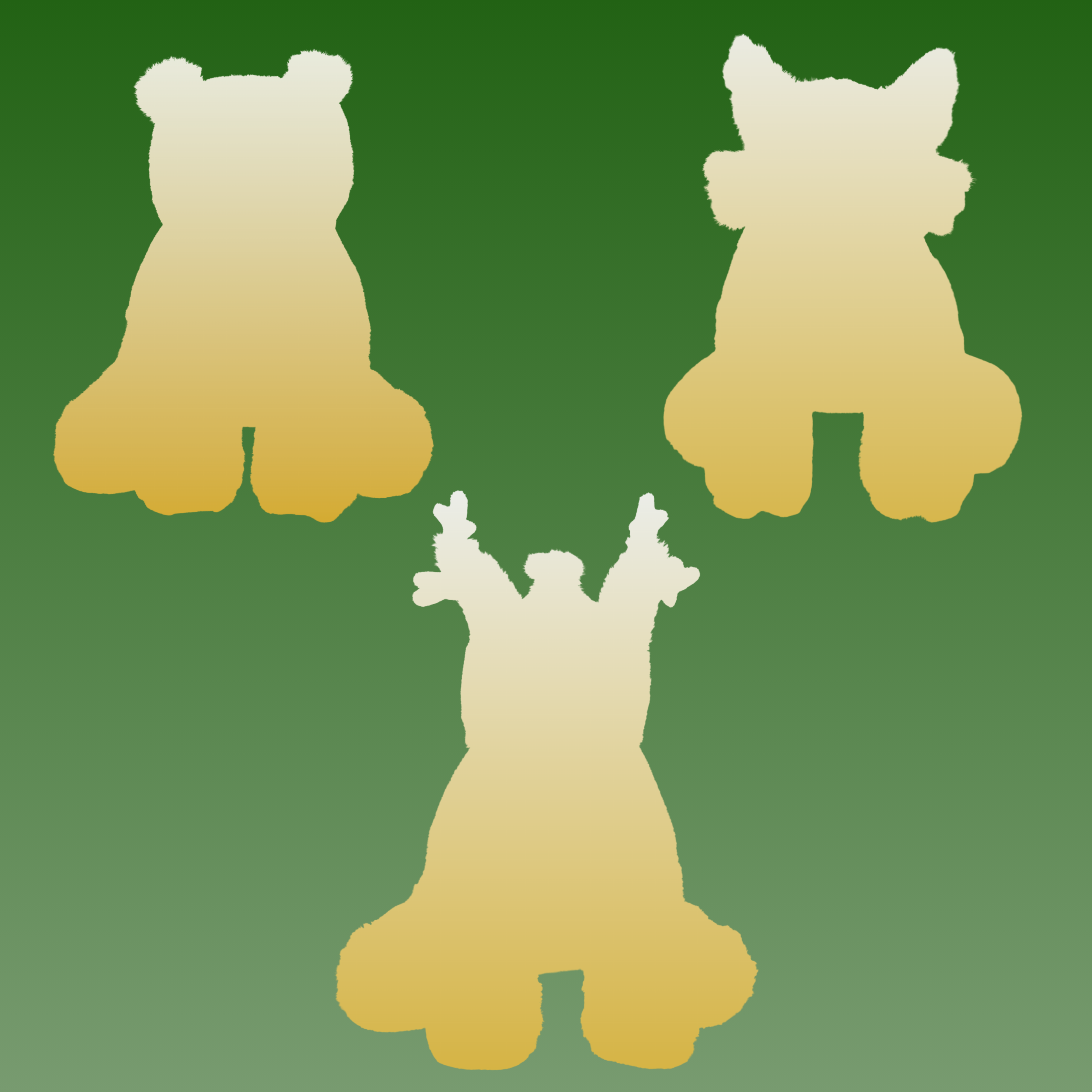 3x Cuddlelore Cutie Plush (No outfit)