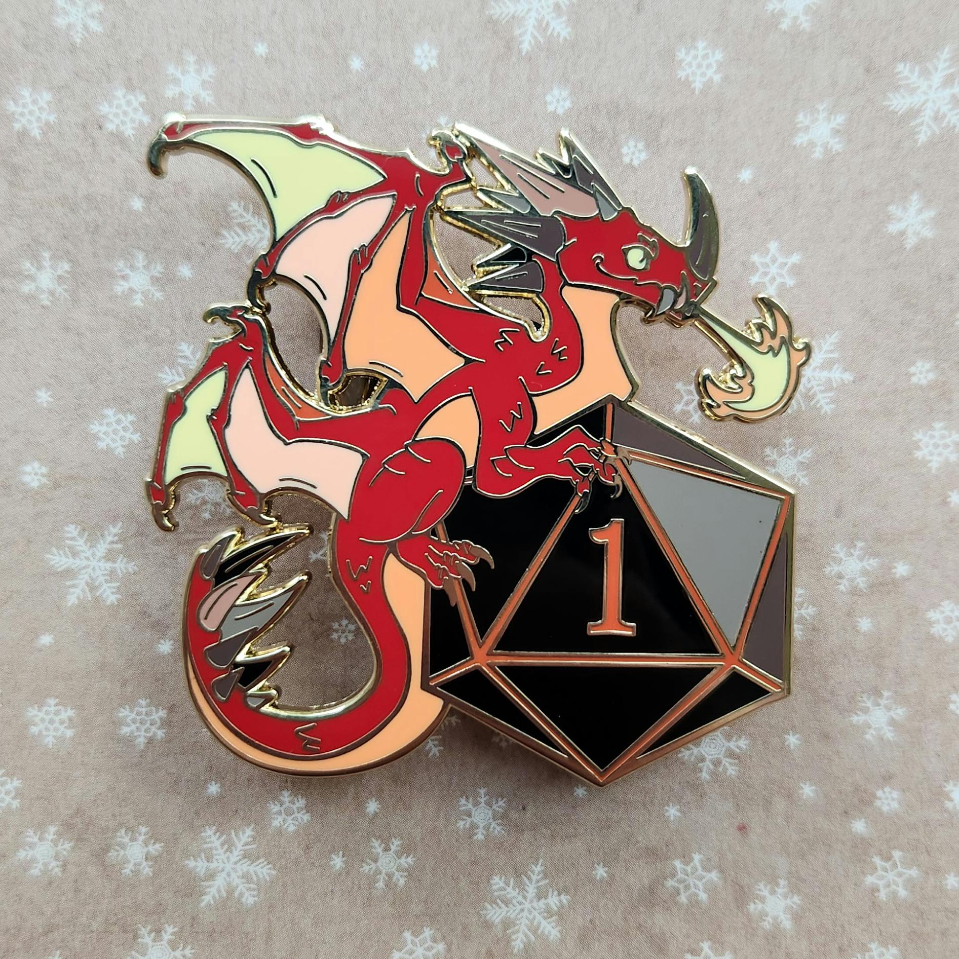 Crit 1 Dragon Pin