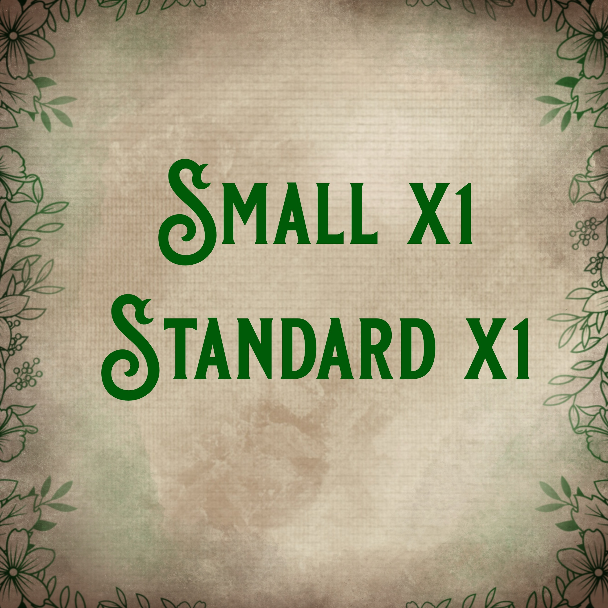 x1 Small Pin X1 Standard Pin