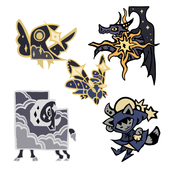 x5 Enamel Pins