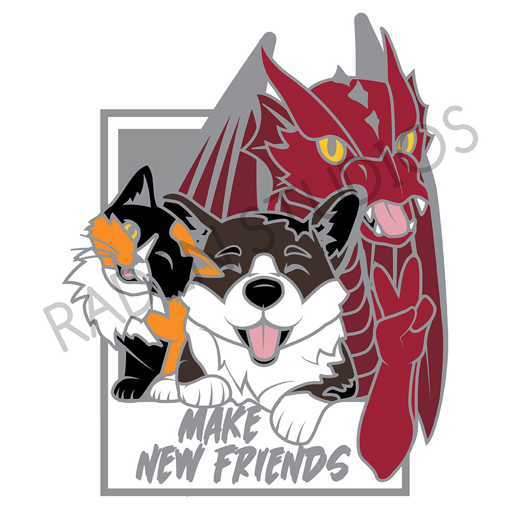Con Adventurer Series - Make New Friends (A-GRADE PIN)