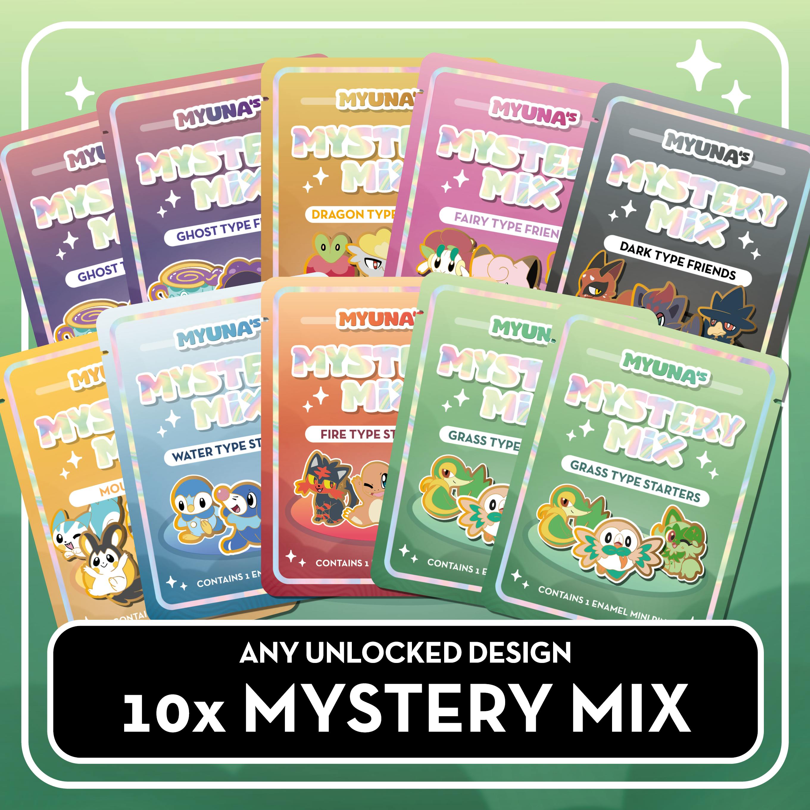 10x Mystery Mix (Choose any unlocked type)