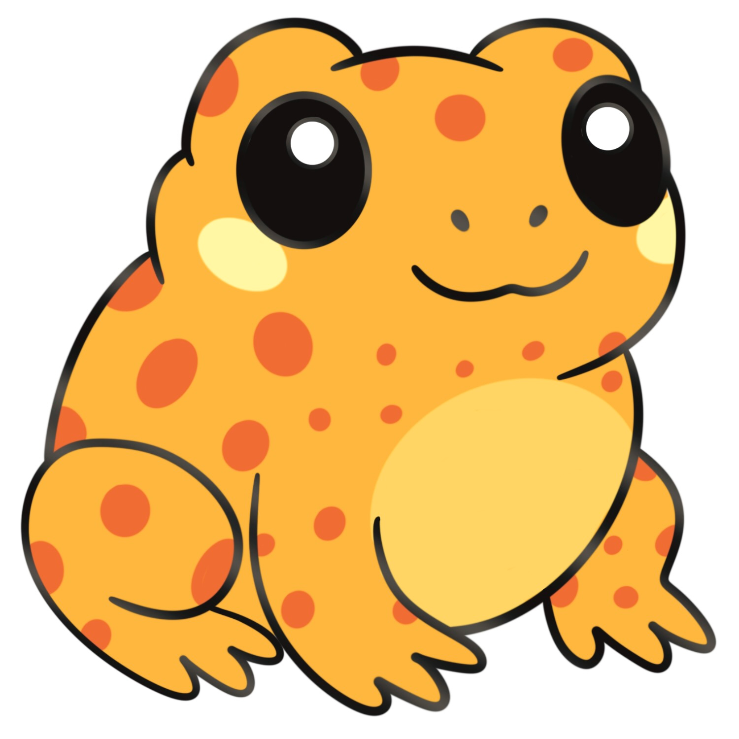 Golden Toad Pin