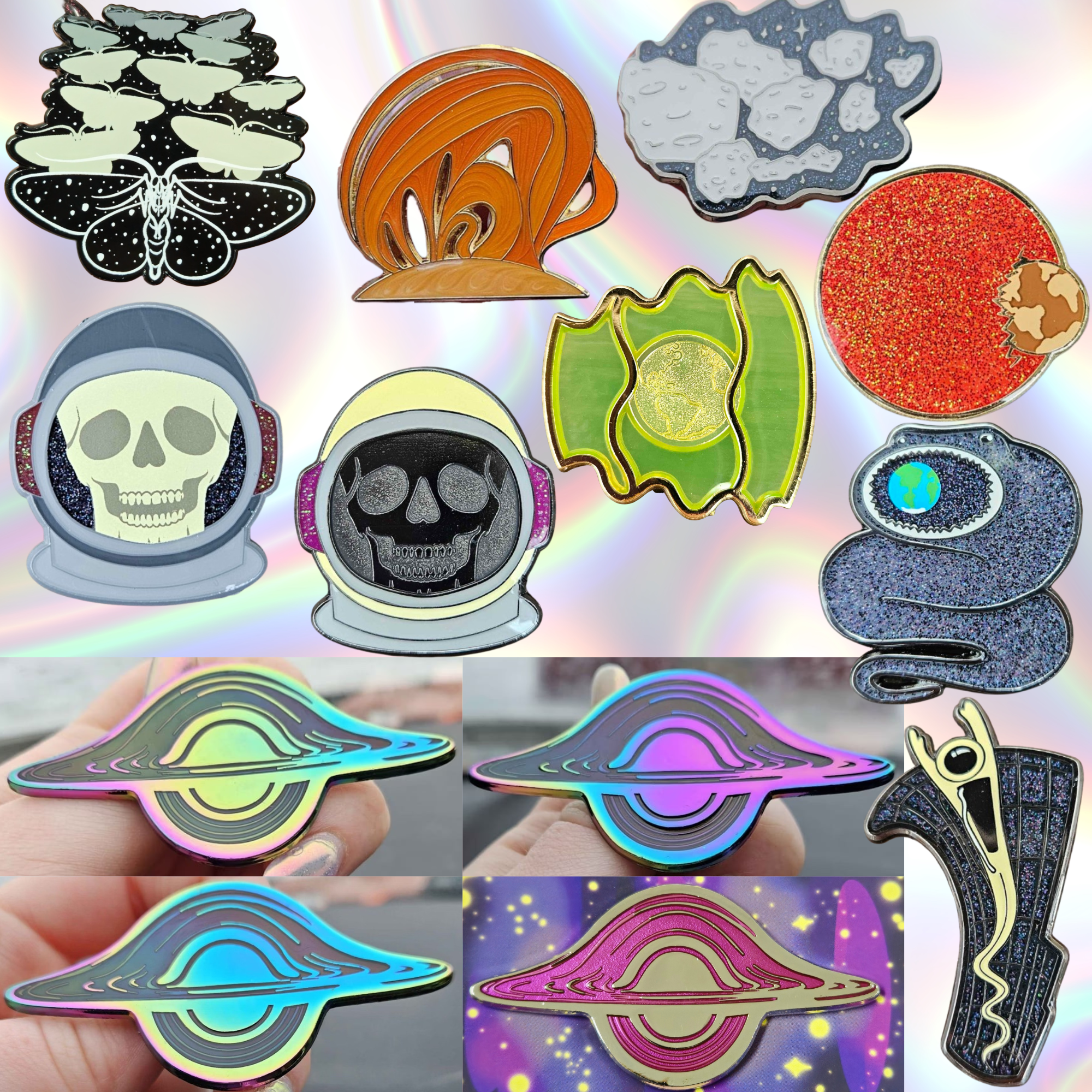 Spooky Space Pin