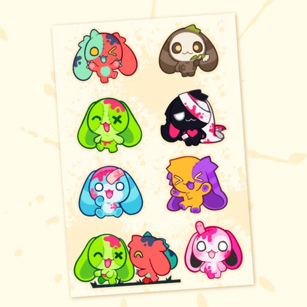 “Hurtsies” Sticker Sheet