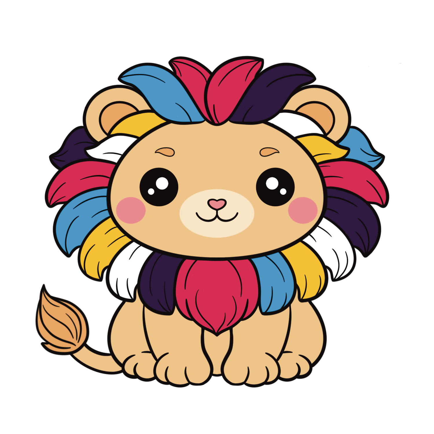 New Polyamory Lion Pin
