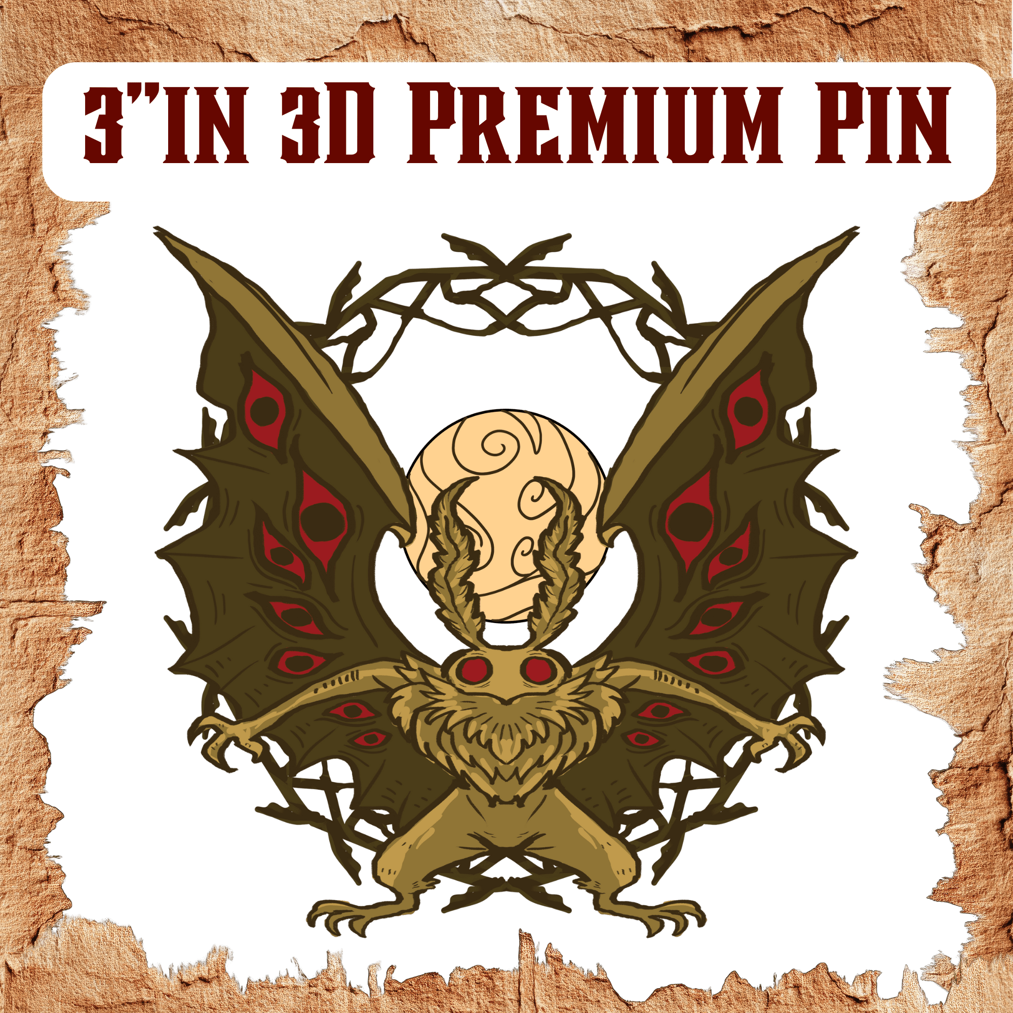 3"in 3D Premium Pin