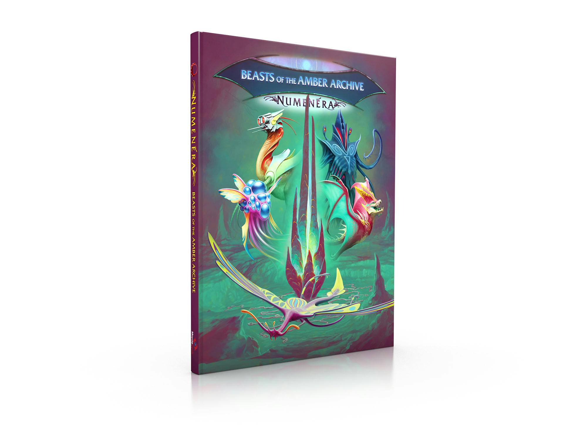 Mockup of Beasts of the Amber Archives.