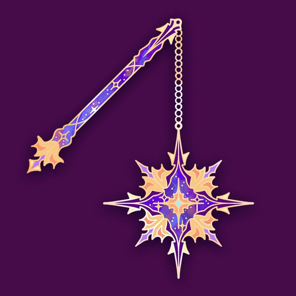 Star Flail Pin