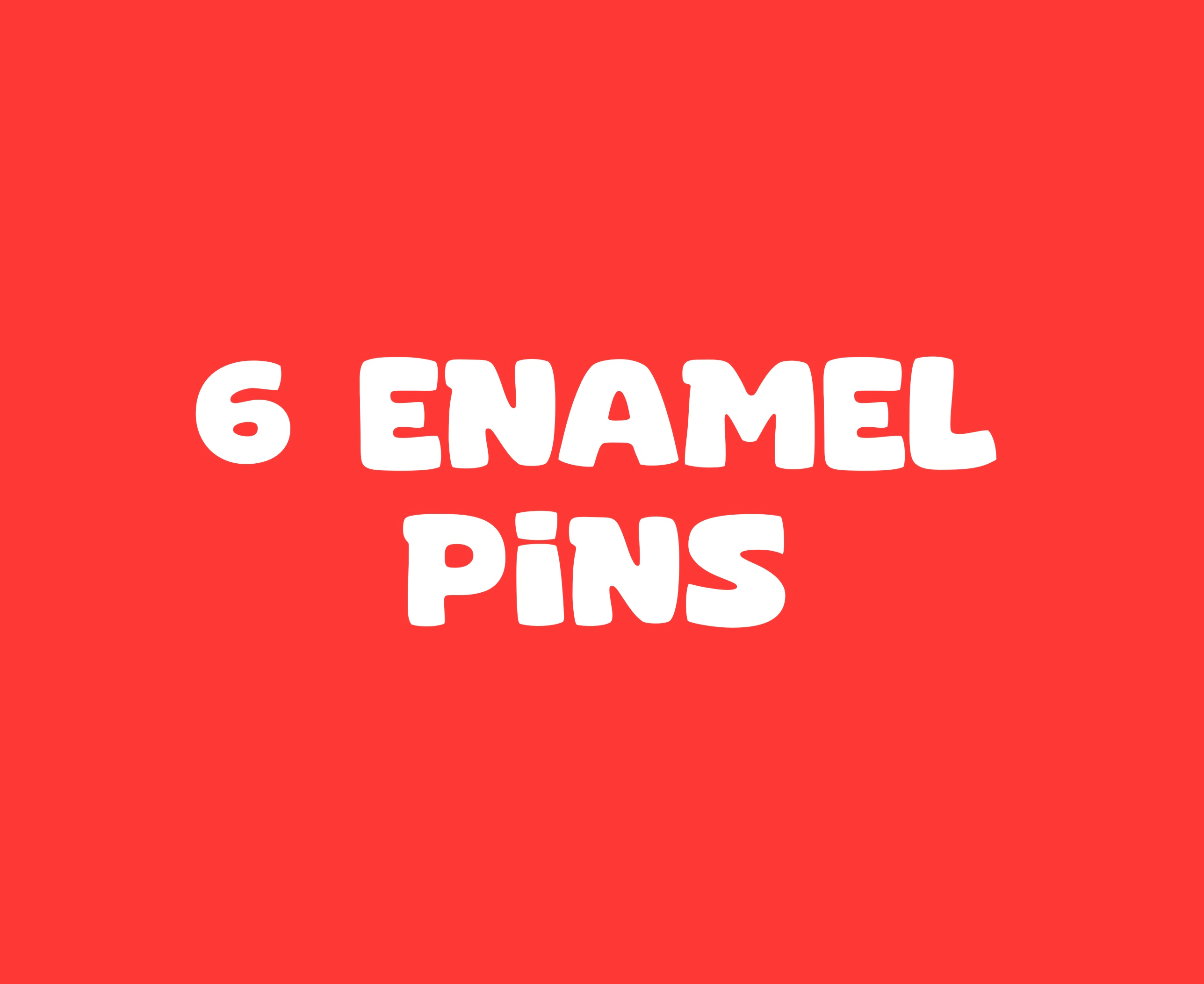 6 Mini Pins
