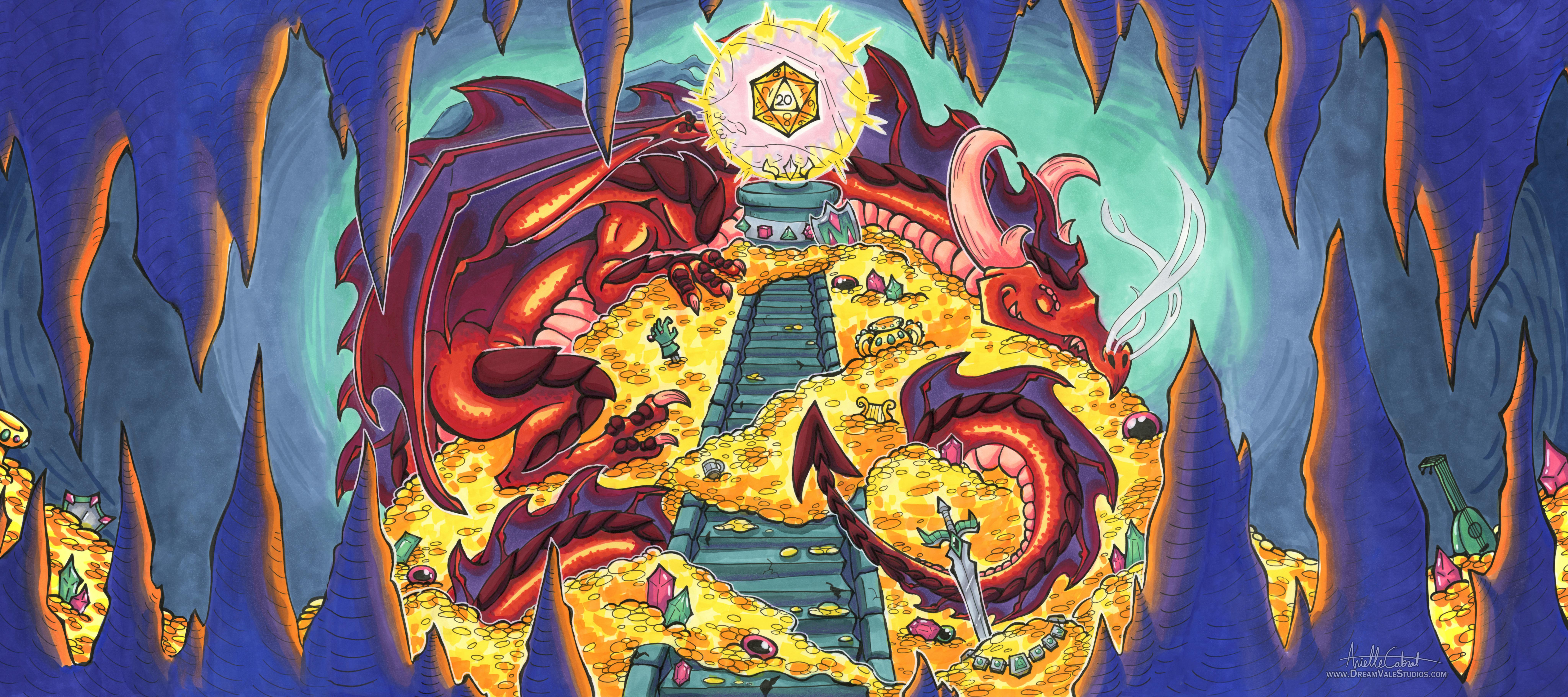 Tempting Fate Desk Mat