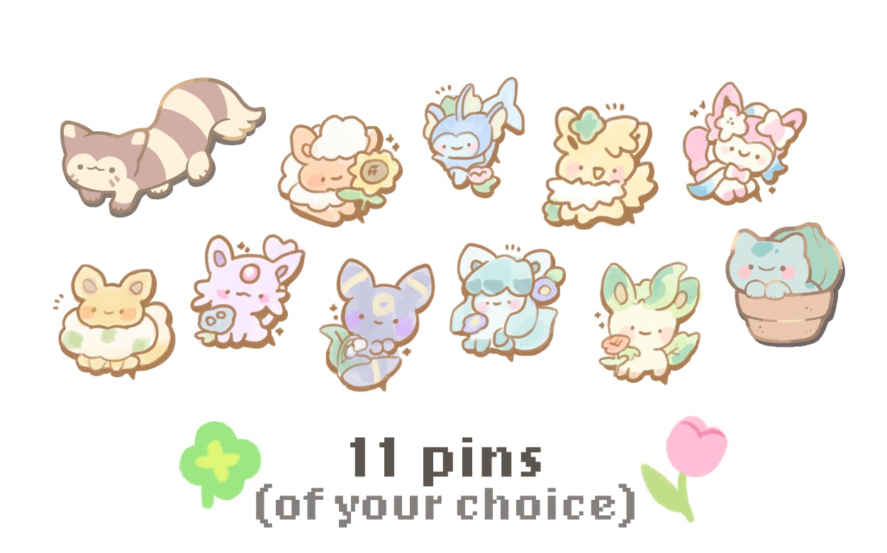 ✿ ELEVEN PINS ✿