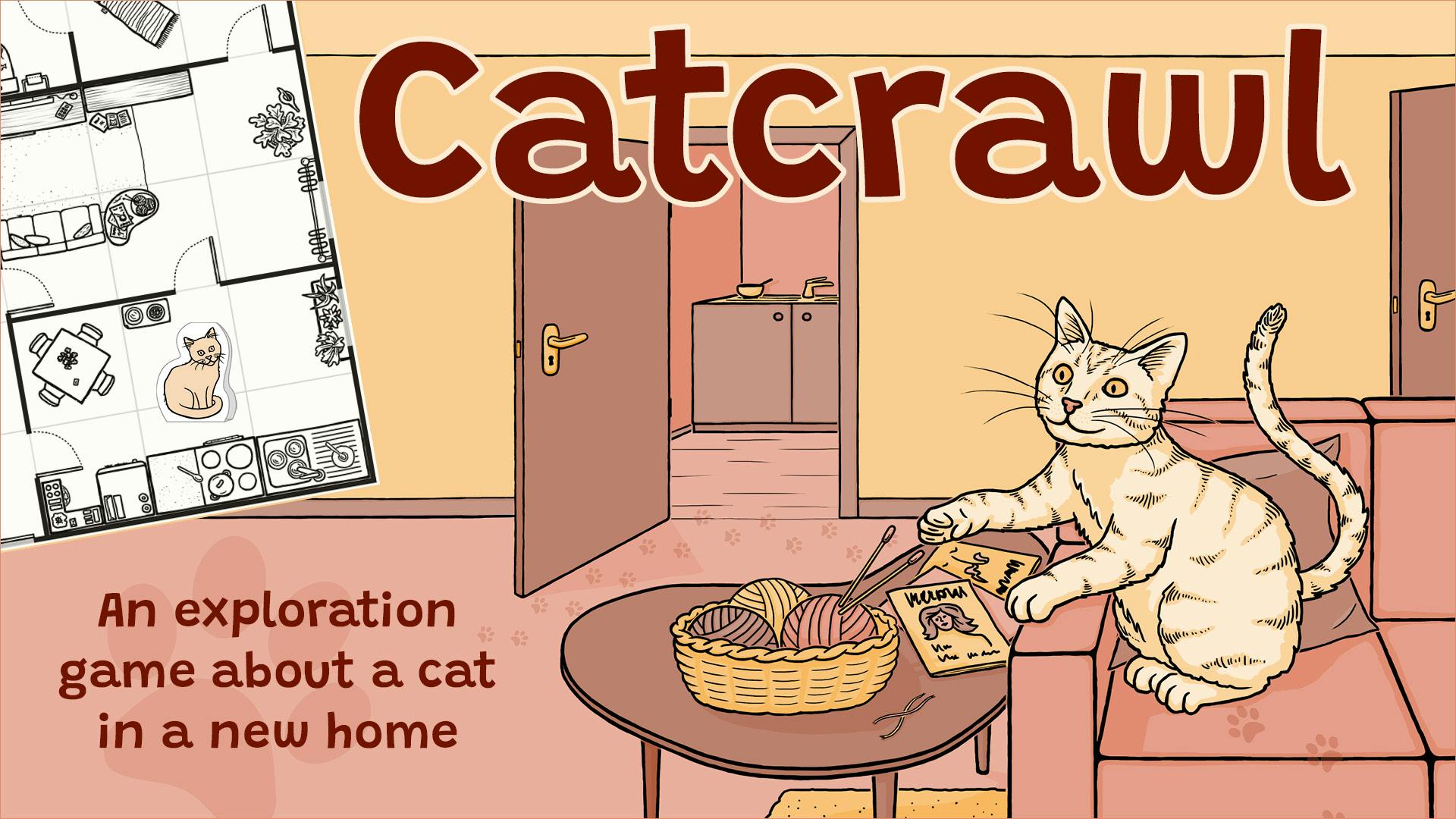 Catcrawl - An exploration game about a cat in a new home