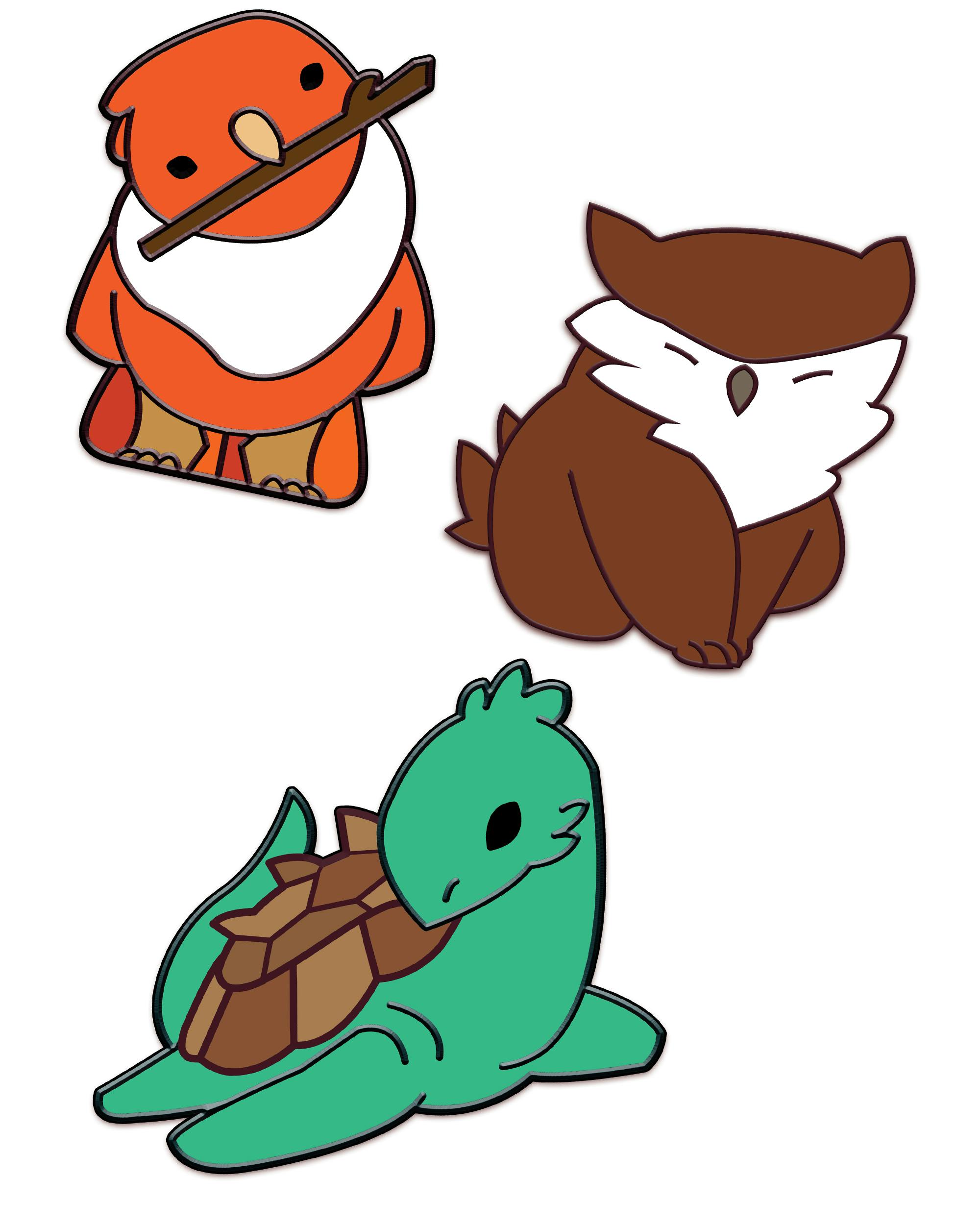 Just here for the pins