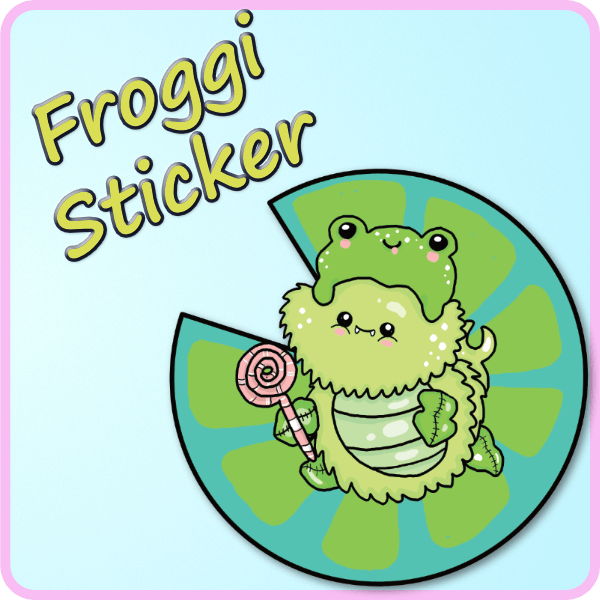Froggy Sticker