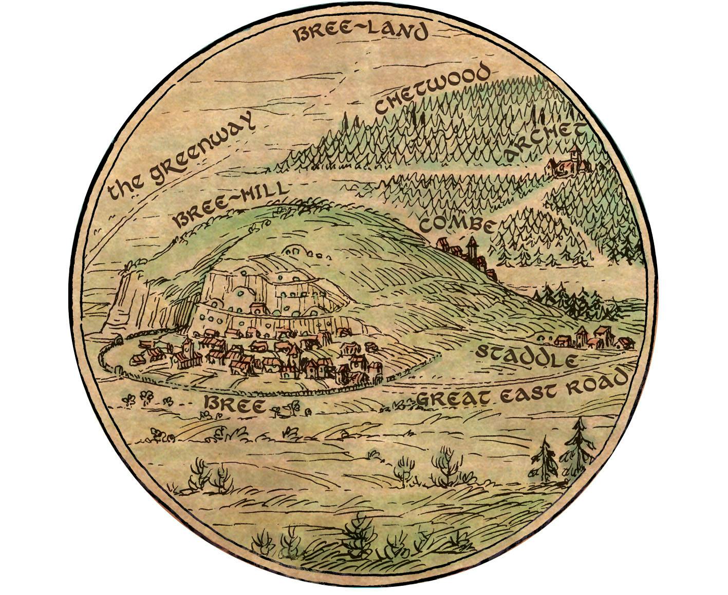 Bree Map in the Core Rules
