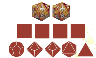 Set of 11 Ylos Dice!