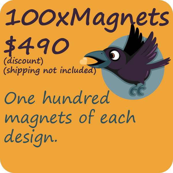 100 magnet packs