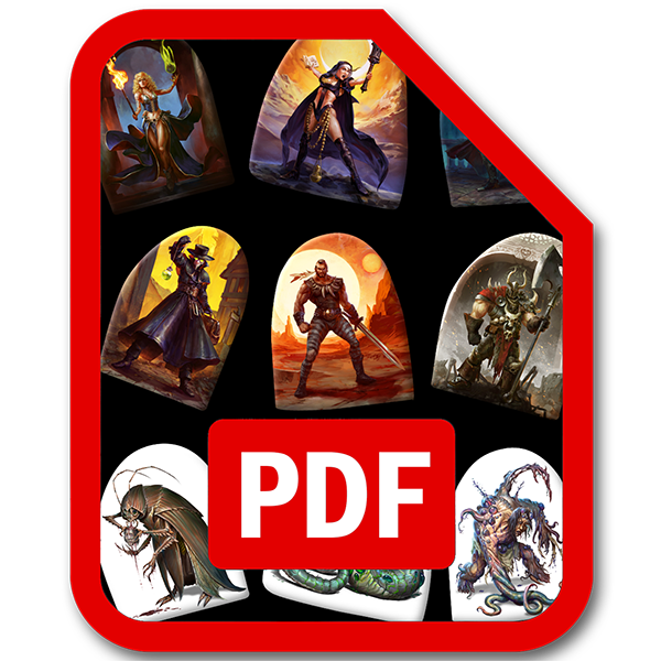 Deathbringer Character & Monster Pawns (PDF)