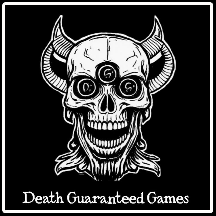 Death Guaranteed Games Sticker