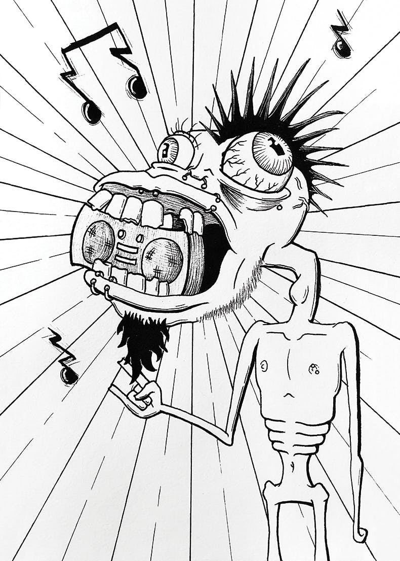 5x7 Print: Music Taste by Summer Faught