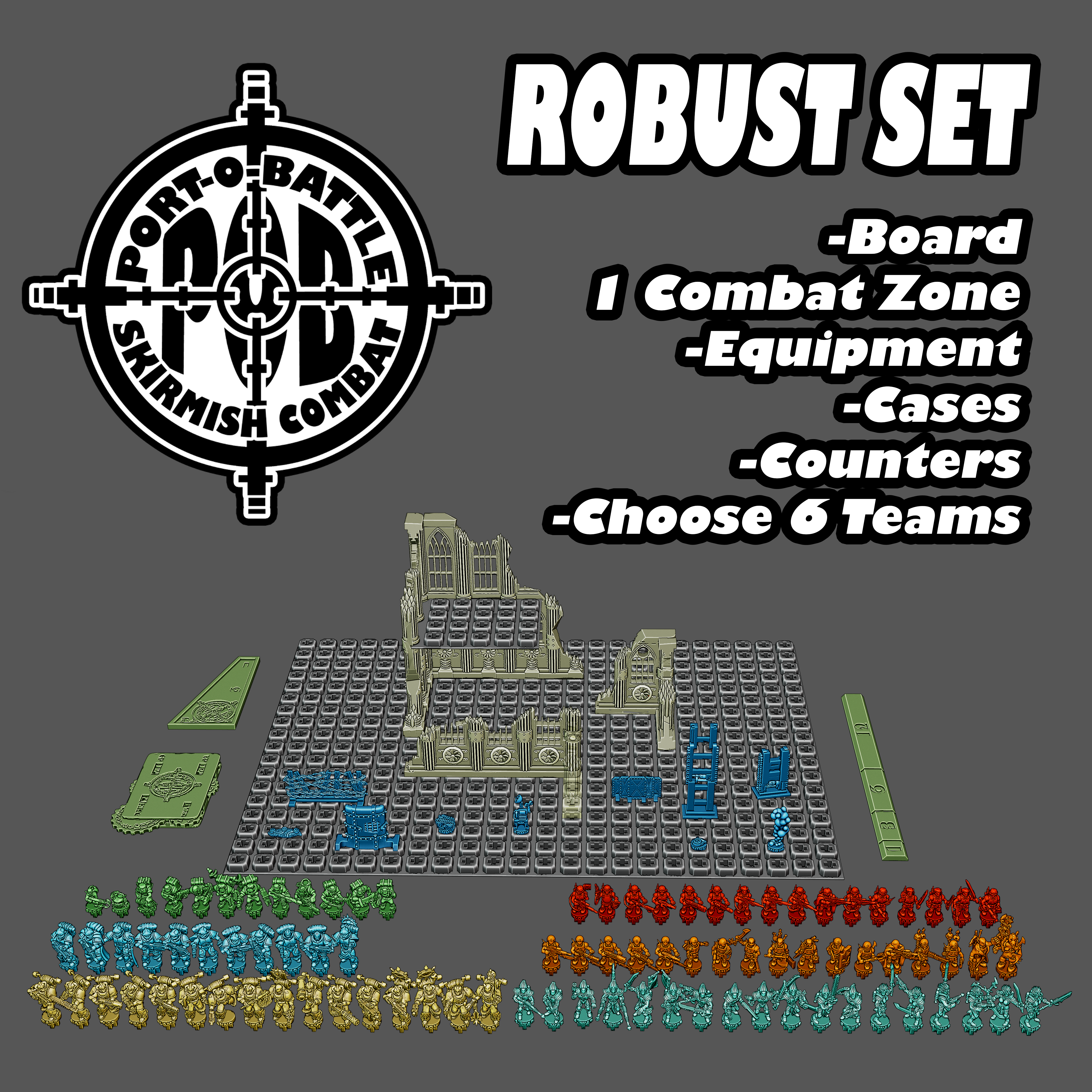 Digital Download of Port-O-Battle Robust Set with 6 Teams