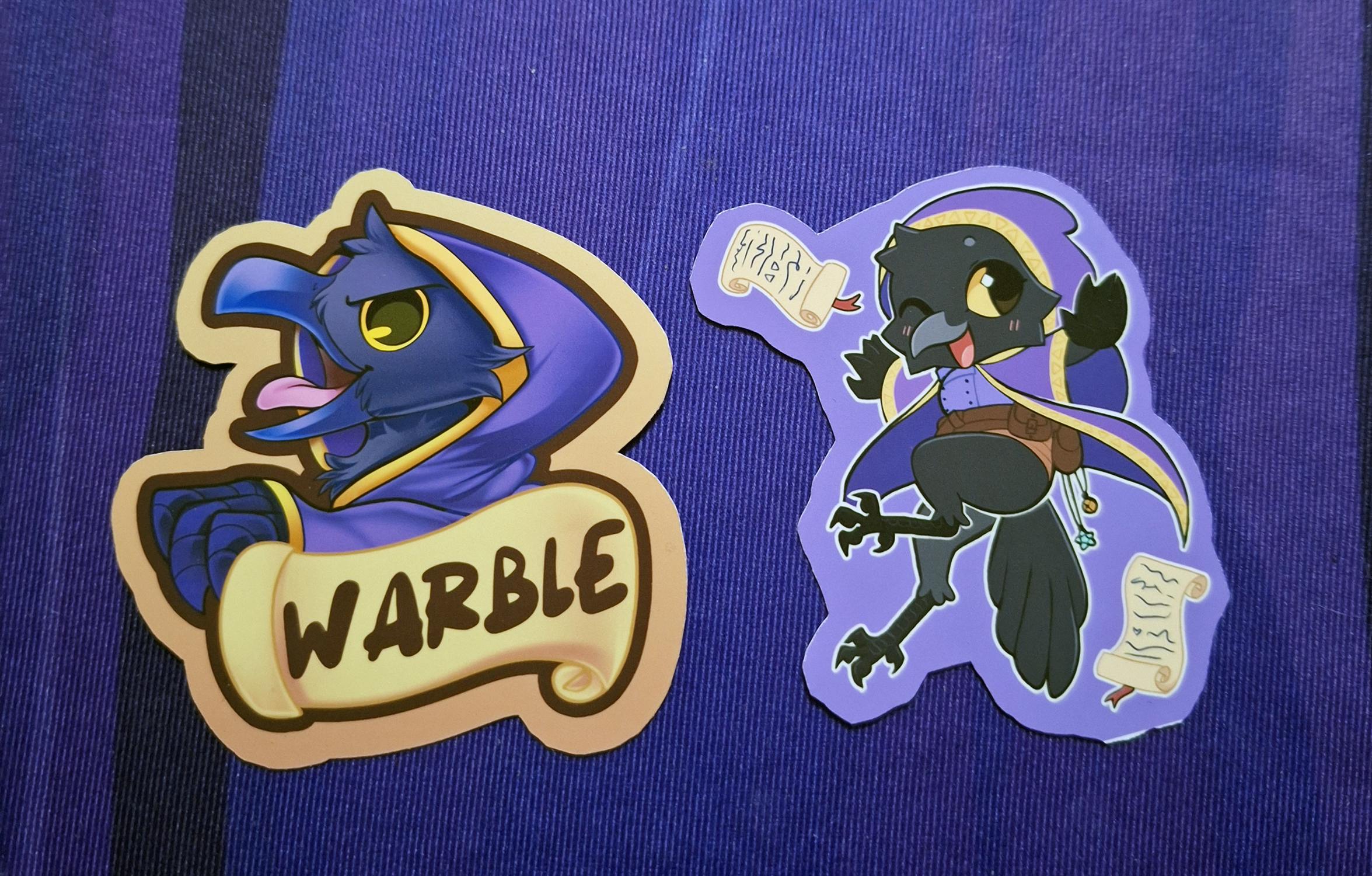 Warble Sticker Set