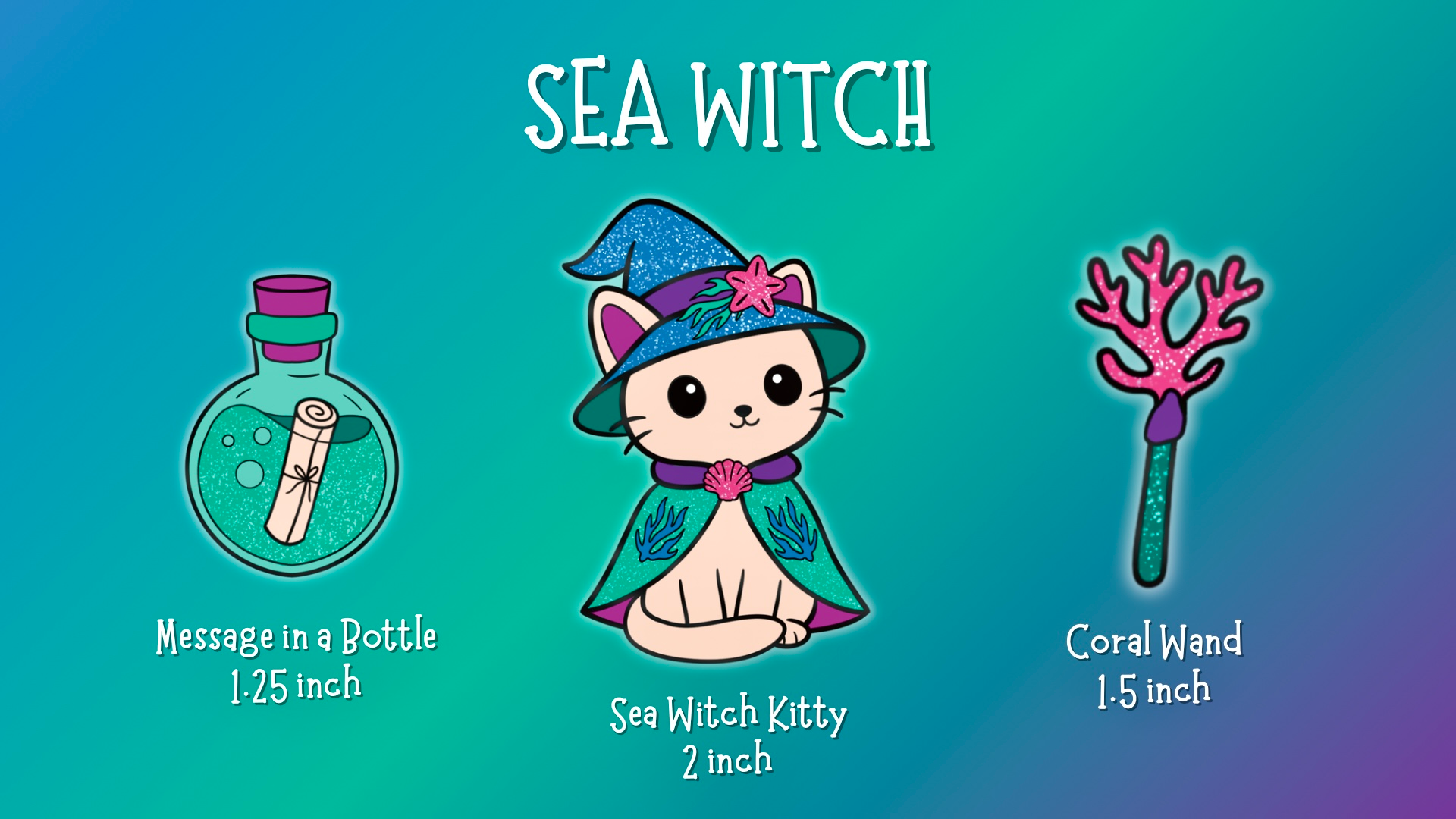 Sea Witch Pin Set