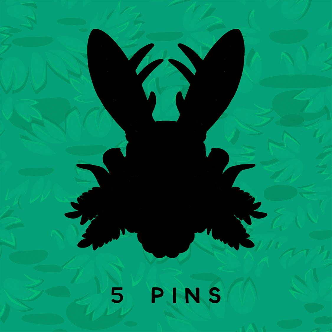 Enamel Pin x 5